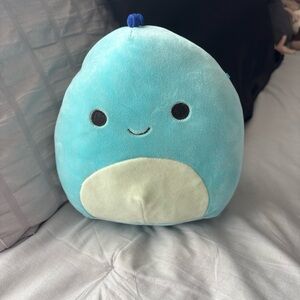 Squishmallows 8inch Ben the Dinosaur Blue Plush Like New